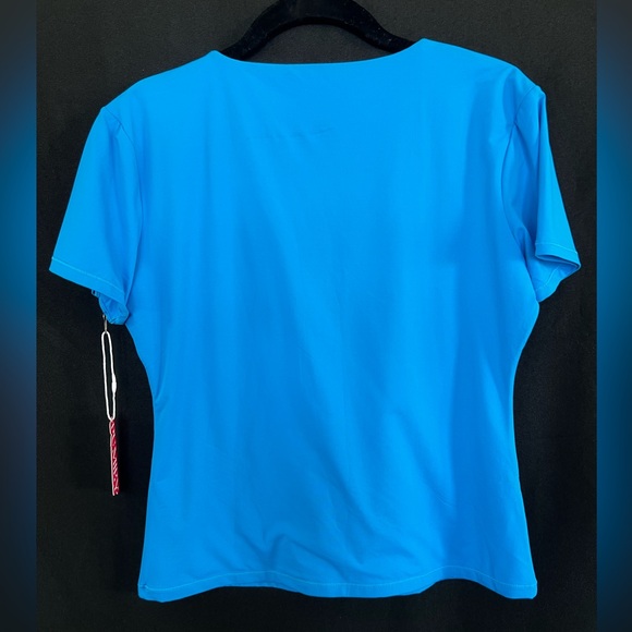 SOLD🆕 NWT PUMIEY Blue V-Neck Slim Fit Tee | Size XL - Picture 5 of 8